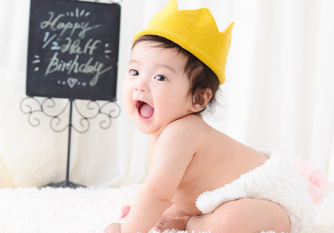 ハーフバースデー記念