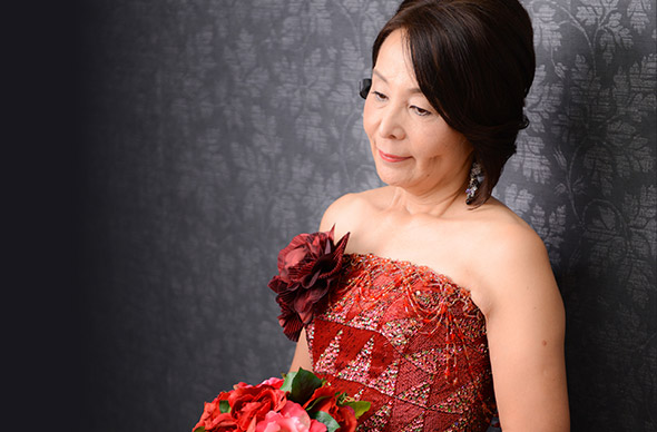 カラードレス撮影